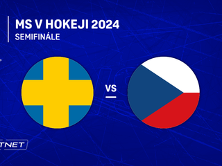 Švédsko - Česko: ONLINE prenos zo zápasu semifinále na MS v hokeji 2024 v Česku.