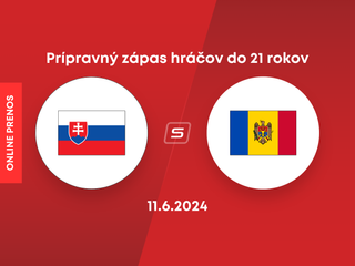 Slovensko U21 - Moldavsko U21: ONLINE prenos z prípravného zápasu hráčov do 21 rokov.
