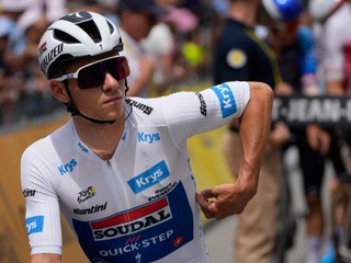 Belgický cyklista Remco Evenepoel počas Tour de France 2024.