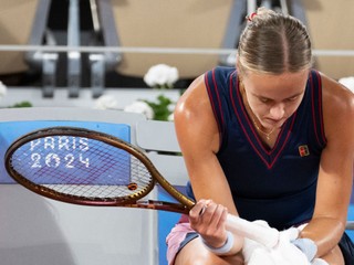 Anna Karolína Schmiedlová po semifinále OH v Paríži.