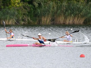 Na archívnej snímke v popredí Bianka Sidová (ŠKP).