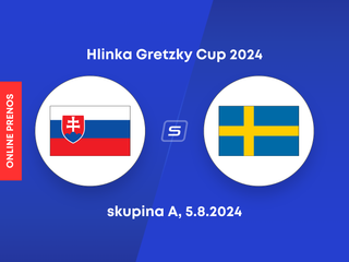 Slovensko U18 vs. Švédsko U18: ONLINE prenos z turnaja Hlinka Gretzky Cup 2024.