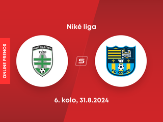 MFK Skalica - FC Košice: ONLINE prenos zo zápasu 6. kola Niké ligy.