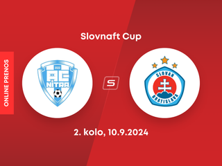 AC Nitra - ŠK Slovan Bratislava: ONLINE prenos zo zápasu 2. kola Slovnaft Cupu.