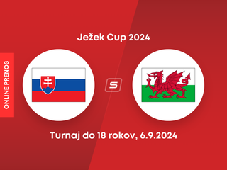 Slovensko - Wales: ONLINE prenos zo zápasu Ježek Cupu do 18 rokov 2024. 