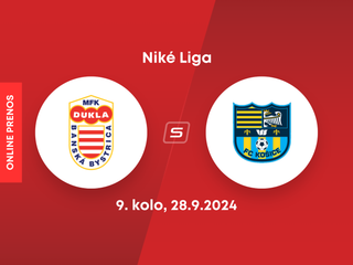 MFK Dukla Banská Bystrica - FC Košice: ONLINE prenos zo zápasu 9. kola Niké ligy.