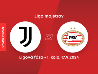 Juventus FC - PSV Eindhoven: ONLINE prenos zo zápasu 1. kola ligovej fázy Ligy majstrov.