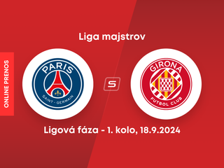 Paríž St. Germain - Girona FC: ONLINE prenos zo zápasu 1. kola ligovej fázy Ligy majstrov.