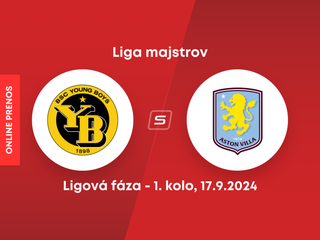 Young Boys Bern - Aston Villa: ONLINE prenos zo zápasu 1. kola ligovej fázy Ligy majstrov.