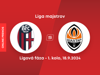 Bologna FC - Šachtar Doneck: ONLINE prenos zo zápasu 1. kola ligovej fázy Ligy majstrov.