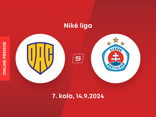 FC DAC 1904 Dunajská Streda - ŠK Slovan Bratislava: ONLINE prenos zo zápasu 7. kola Niké ligy.