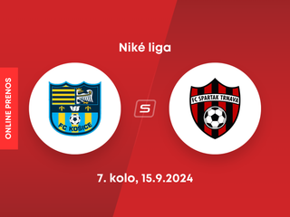 FC Košice - FC Spartak Trnava: ONLINE prenos zo zápasu 7. kola Niké ligy.