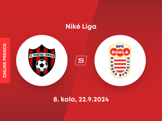 FC Spartak Trnava - MFK Dukla Banská Bystrica: ONLINE prenos zo zápasu 8. kola Niké ligy.