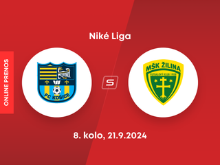 FC Košice - MŠK Žilina: ONLINE prenos zo zápasu 8. kola Niké ligy.