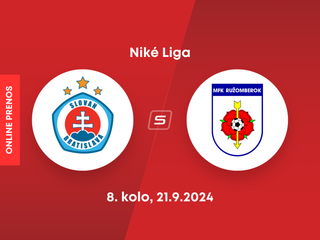 ŠK Slovan Bratislava - MFK Ružomberok: ONLINE prenos zo zápasu 8. kola Niké ligy.