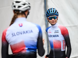 Viktória Chladoňová na ME v cestnej cyklistike 2024.