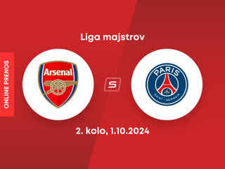 Arsenal FC - Paríž St. Germain: ONLINE prenos zo zápasu 2. kola Ligy majstrov. 