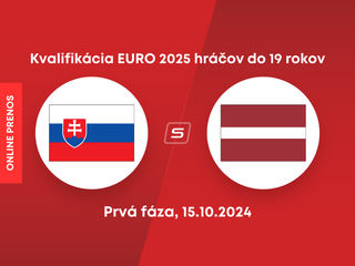 Slovensko U19 - Lotyšsko U19: Online prenos z kvalifikácie EURO 2025 hráčov do 19 rokov.