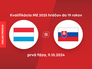 Luxembursko - Slovensko: Online prenos z kvalifikácie ME U19