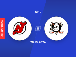 New Jersey Devils - Anaheim ducks: ONLINE prenos zo zápasu NHL.