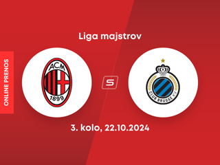 AC Miláno - FC Bruggy: ONLINE prenos zo zápasu 3. kola Ligy majstrov.