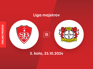 Stade Brest - Bayer Leverkusen: ONLINE prenos zo zápasu 3. kola Ligy majstrov.