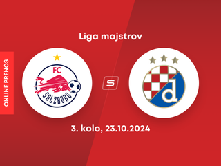 RB Salzburg - Dinamo Záhreb: ONLINE prenos zo zápasu 3. kola Ligy majstrov.