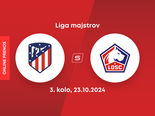 Atlético Madrid - OSC Lille: ONLINE prenos zo zápasu 3. kola Ligy majstrov.