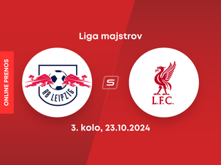 RB Lipsko - Liverpool FC: ONLINE prenos zo zápasu 3. kola Ligy majstrov.