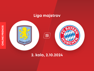 Aston Villa - Bayern Mníchov: ONLINE prenos zo zápasu 2. kola Ligy majstrov.