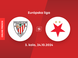 Athletic Bilbao - SK Slavia Praha: ONLINE prenos zo zápasu 3. kola Európskej ligy.