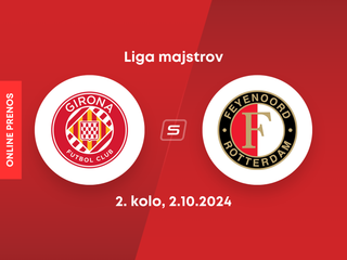 Girona FC - Feyenoord Rotterdam: ONLINE prenos zo zápasu 2. kola Ligy majstrov.