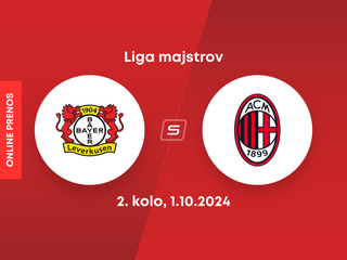 Bayer Leverkusen - AC Miláno: ONLINE prenos zo zápasu 2. kola Ligy majstrov. 