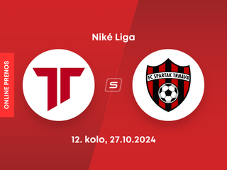 AS Trenčín - FC Spartak Trnava: ONLINE prenos zo zápasu 12. kola Niké ligy.