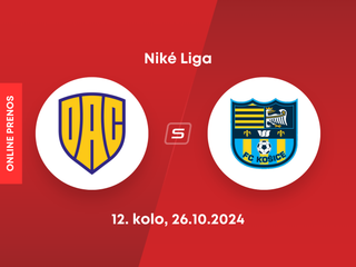 FC DAC 1904 Dunajská Streda - FC Košice: ONLINE prenos zo zápasu 12. kola Niké ligy.