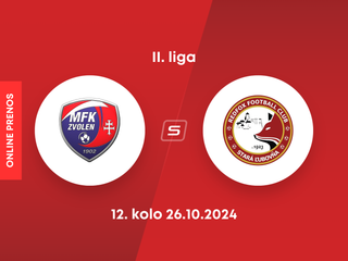 MFK Zvolen - Stará Ľubovňa Redfox Football Club: ONLINE prenos zo zápasu 12. kola II. ligy.