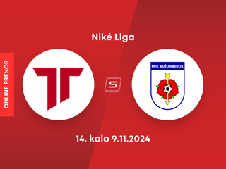 AS Trenčín - MFK Ružomberok: ONLINE prenos zo zápasu 14. kola Niké ligy.