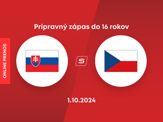 Slovensko - Česko: LIVE STREAM z prípravného zápasu do 16 rokov. 