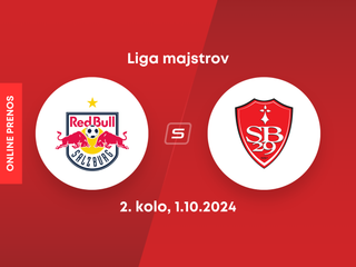 FC Red Bull Salzburg - Stade Brest: ONLINE prenos zo zápasu 2. kola Ligy majstrov. 