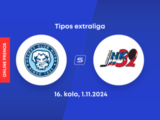 HK Nitra - Hk 32 Liptovský Mikuláš: ONLINE prenos zo zápasu 16. kola Tipos extraligy.