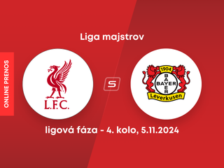 Liverpool FC - Bayer Leverkusen: ONLINE prenos zo zápasu 4. kola Ligy majstrov.