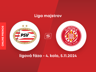 PSV Eindhoven - Girona: ONLINE prenos zo zápasu 4. kola Ligy majstrov. 