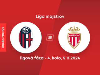 Bologna FC - AS Monaco: ONLINE prenos zo zápasu 4. kola ligovej fázy Ligy majstrov.