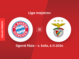 Bayern Mníchov - Benfica Lisabon: ONLINE prenos zo zápasu 4. kola ligovej fázy Ligy majstrov.