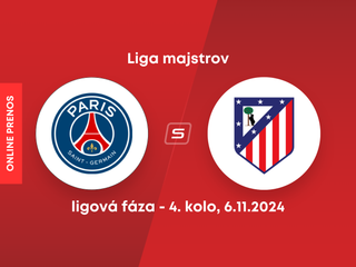 Paríž St. Germain - Atlético Madrid: ONLINE prenos zo zápasu 4. kola ligovej fázy Ligy majstrov.