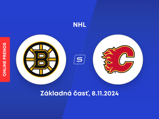 Boston Bruins - Calgary Flames: ONLINE prenos zo zápasu NHL.