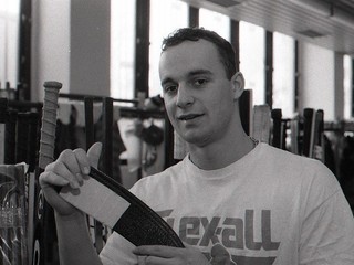 Pavol Demitra pred MS 1996 vo Viedni. 