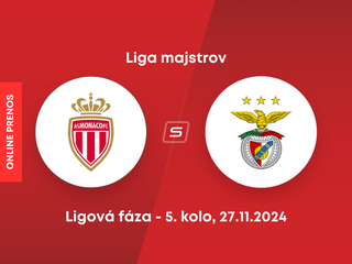 AS Monaco - Benfica Lisabon: ONLINE prenos zo zápasu 5. kola ligovej fázy Ligy majstrov.