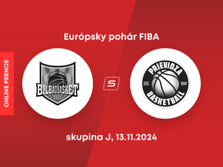 Bilbao - BC Prievidza: LIVE STREAM zo zápasu 5. kola Európskeho pohára FIBA. 