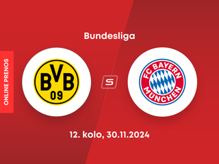 Borussia Dortmund - Bayern Mníchov: ONLINE prenos zo zápasu 12. kola Bundesligy. 